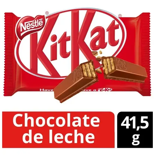 Wafer Chocolate al Leche Kitkat Kitkat Nestlé chocolate con leche con avellana paquete 41.5 g | Cuotas sin interés