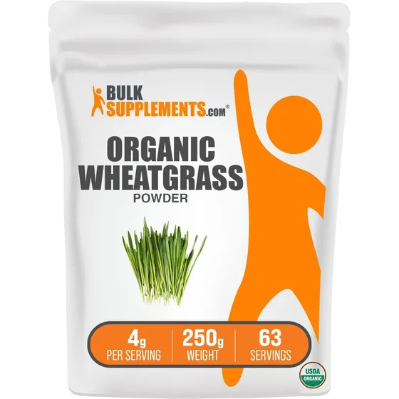 Suplemento Bulksupplements.com Hierba De Trigo Orgánica 250 