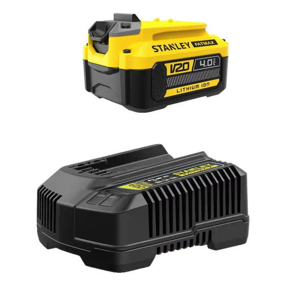 Kit Bateria 4a-20v + Cargador 20v Stanley