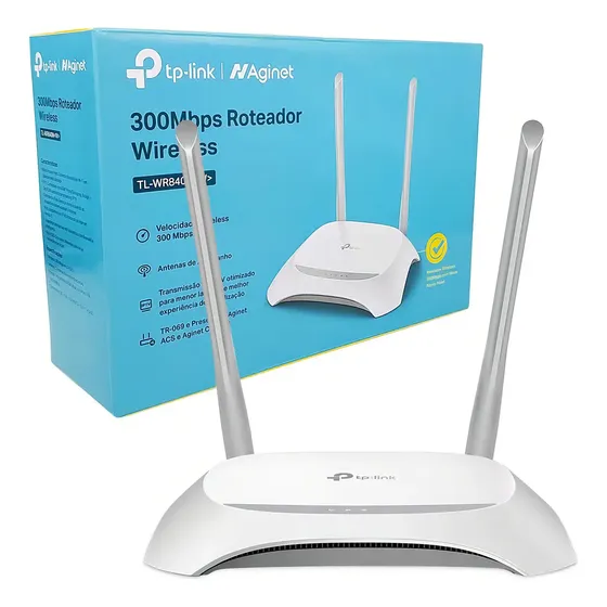 Roteador Tp-link Wifi N 300mbps Tl-wr840n