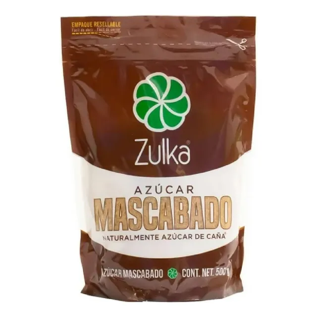 Azúcar Zulka Mascabado Bolsa De 500 Grs