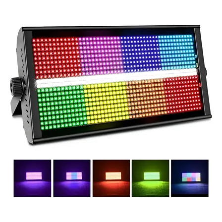 Strobo Atomic 1000w Luz Estroboscopica Rgb Para Dj Festashow 127v