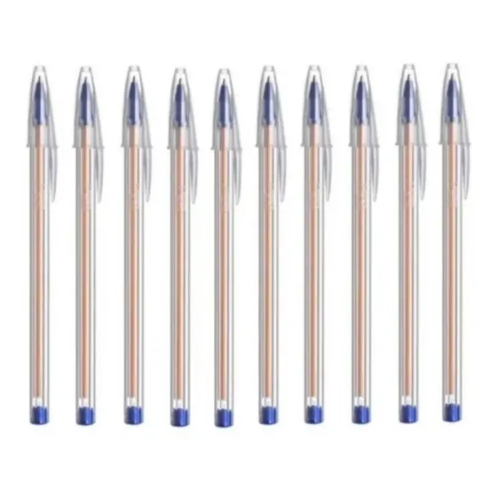 Pack Boligrafo Bic Fine X 10 Unidades Exterior 10 Azules