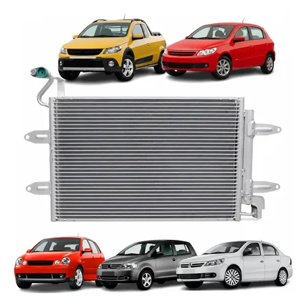 Condensador Vw - Polo / Fox / Gol G5 G6 / Voyage G5 G6