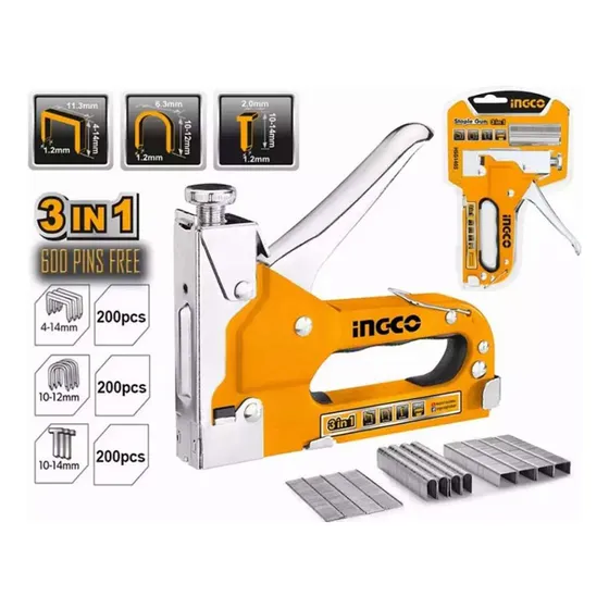 Engrapadora Clavadora Manual 3 En 1 Grapadora Tepizar Madera