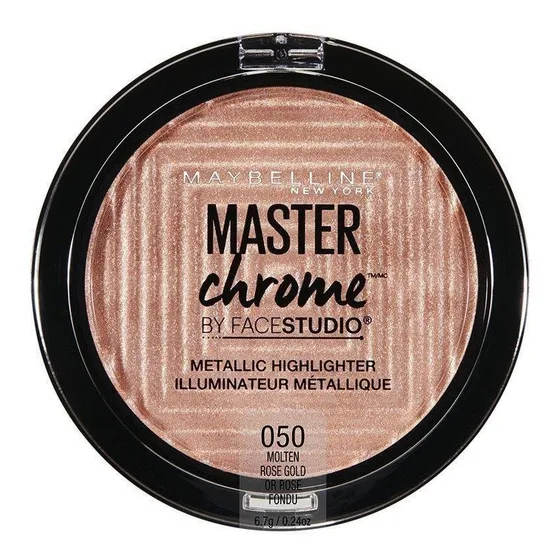Iluminador Maybelline New York Master Chrome By Face Studio Tono del iluminador Rose gold