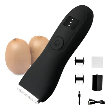 Barberpro Íntimus Aparador De Pelos A Prova Dágua Pro Ultra Preto 110v/220v