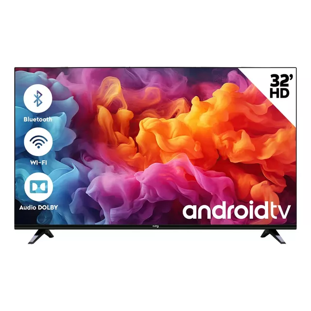 Smart TV pantalla 32 pulgadas Cuory Android TV DLED HD Bluetooth Dolby Audio