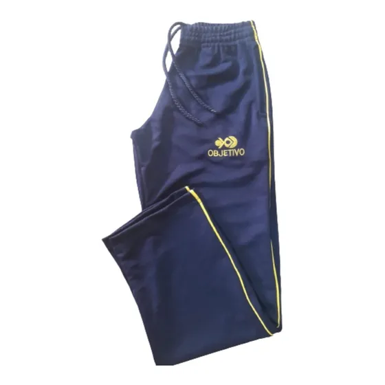 Calça Agasalho Helanca Colégio Objetivo  Tam 12-14-16