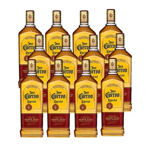 Caja De 12 Tequila Cuervo Especial Reposado 990 Ml