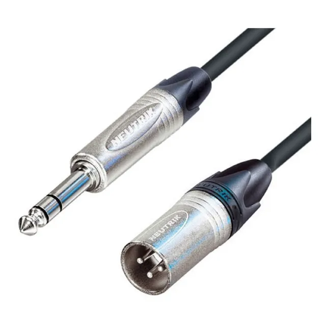 Cable Xlr Macho A Plug 6.3 Balanceado 3 Mts Conector Neutrik