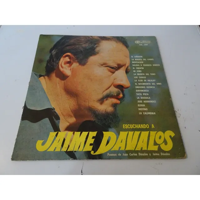 Jaime Davalos - Escuchando A Jaime Davalos - Vinilo Folklore