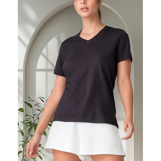 Remera Mujer Fila Basic Lisa Básica