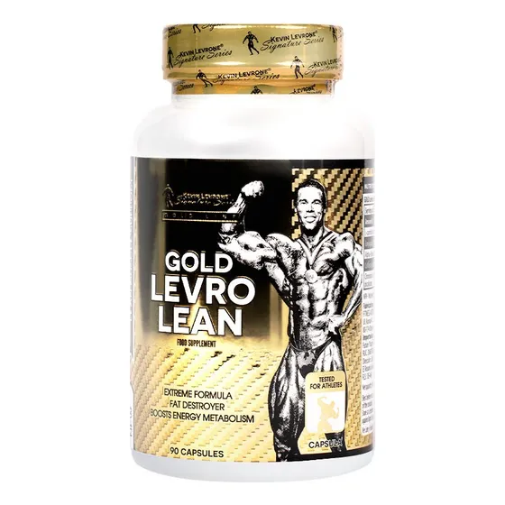 Termogénico Gold Levrolean | 90 Caps. Sabor Sin Sabor