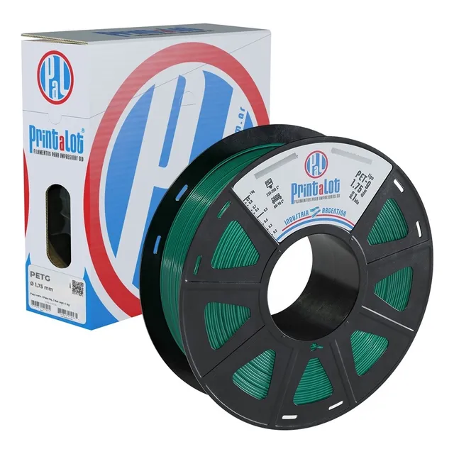 Filamento Para Impresoras 3d Petg X 1kg Full :: Printalot Color Verde traslúcido Ø 1,75 mm