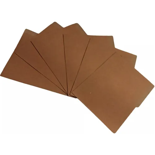 Folder Apsa L16-p Tamaño Carta 1/2 Ceja Kraft Con 100 Piezas