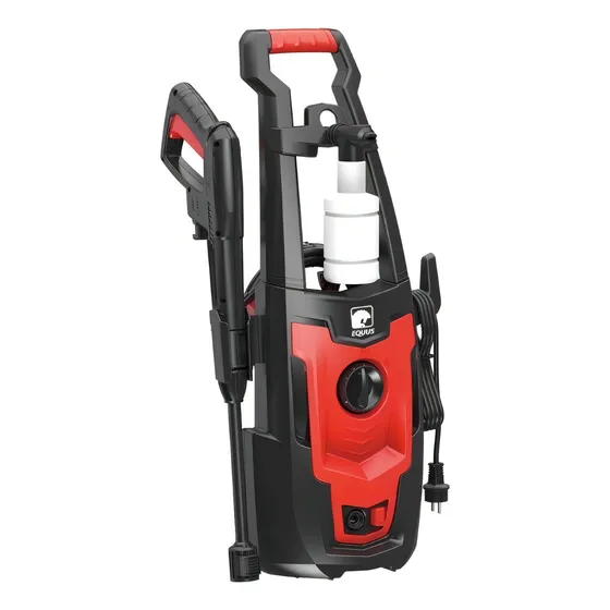 Hidrolavadora Hogar Equus 100bar Dispensador Jabón Incluido Color Rojo