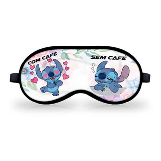 Tapa Olho Lilo E Stitch Café Personalizado Másca De Dormir Tapa Olho Lilo E Stitch Café Personalizado Másca De Dormir
