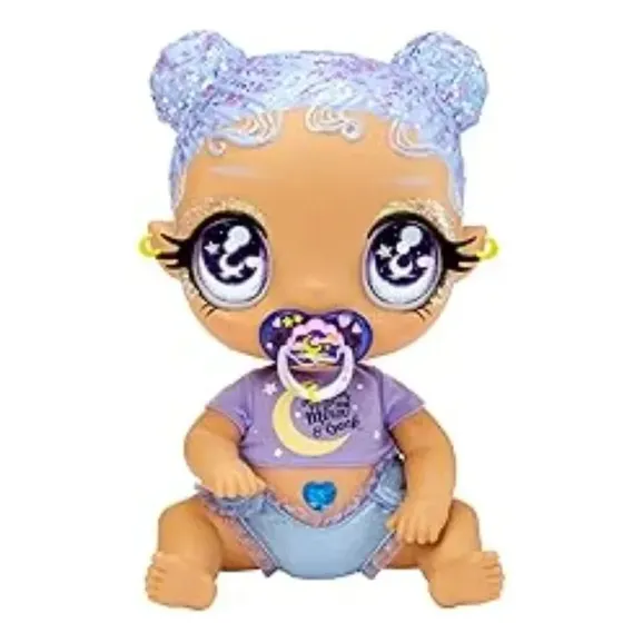 Muñeca Bebe Glitter Babyz Moon Stars, Estrella Brillante 2m