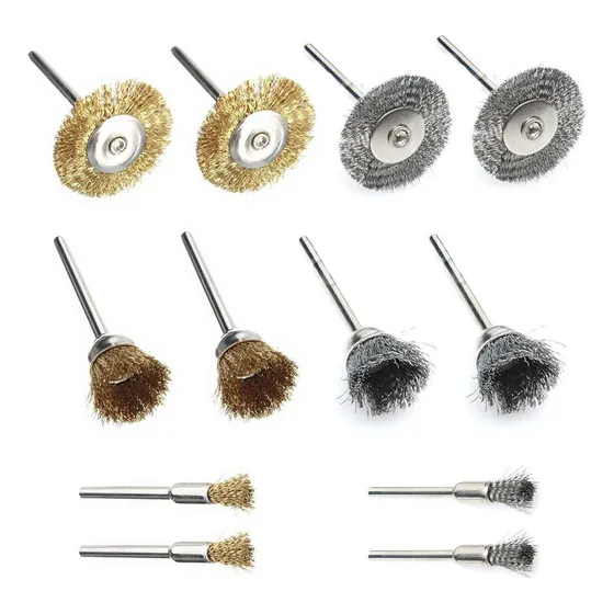 Cepillos Surtidos Limpiar Oxido Pulir Dremel Mototool 12pcs
