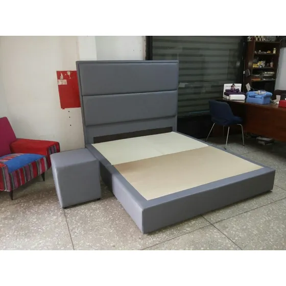 Cama Boxspring Y Copete Queen Size
