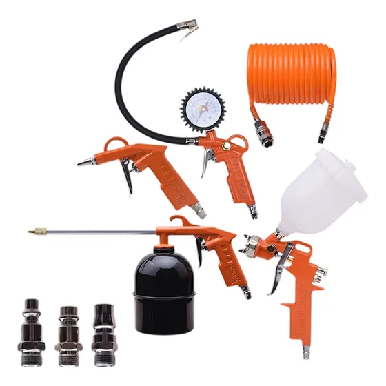 Kit De Pistola Para Compresor 5pzas Harden