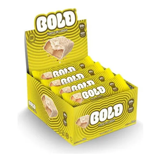 Bold Bar Barra 20g Proteína Barrinha 12 Unidades - Sabores