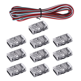 C 11 Piezas De Conectores De Tira Led Ajustables De 3 C 11 Piezas De Conectores De Tira Led Ajustables De 3