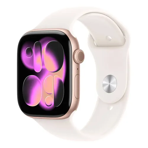 Apple Watch Series 6 (GPS) - Caixa de alumínio dourado de 44 mm