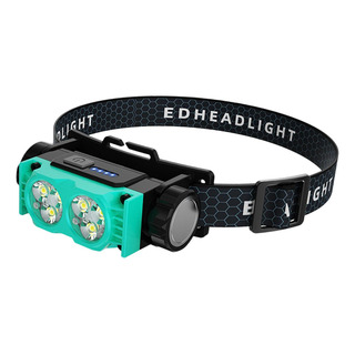 Linterna Frontal Led Recargable Por Usb, Luz Frontal Azul Linterna Frontal Led Recargable Por Usb, Luz Frontal Azul
