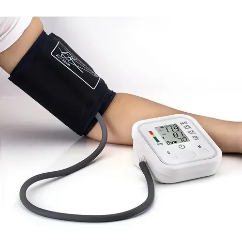 Tensiómetro Digital De Brazo Medidor Presion Arterial Pulso Color Blanco | Cuotas sin interés