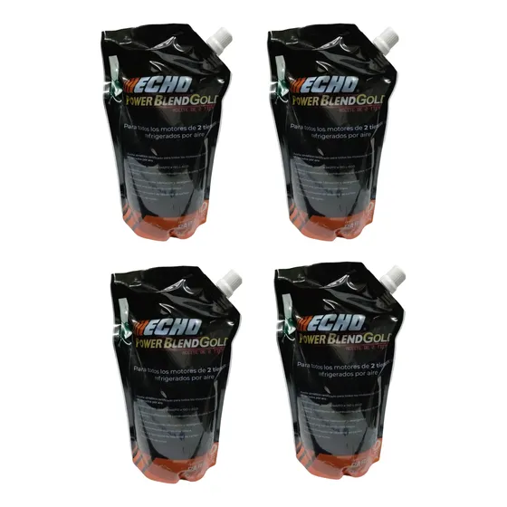4 Pz Aceite Echo 2t Bolsa 1000ml Para 50 Litros Todopartes