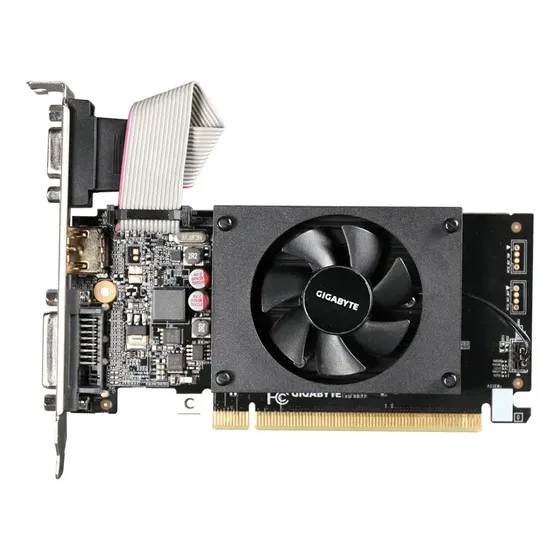 Placa de vídeo Nvidia Gigabyte GeForce 700 Series GT 710 GV-N710D3-1GL 1GB | Cuotas sin interés