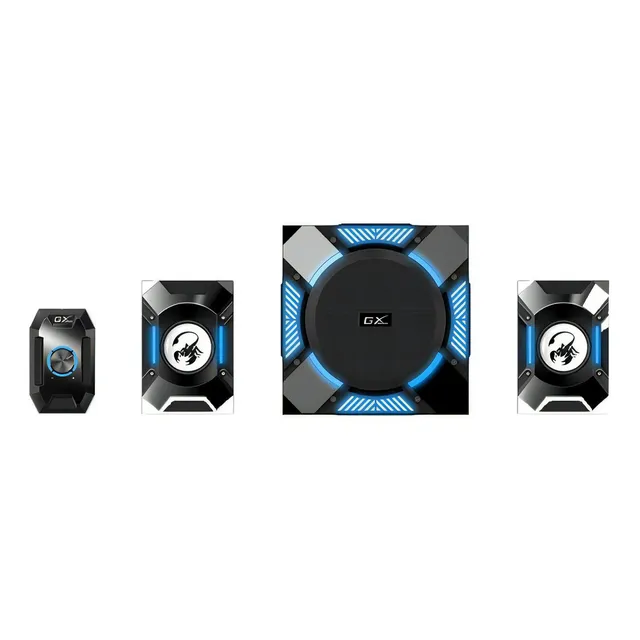 Parlante Genius Parlantes SW-G2.1 SW-G2.1 1200 negro 220V