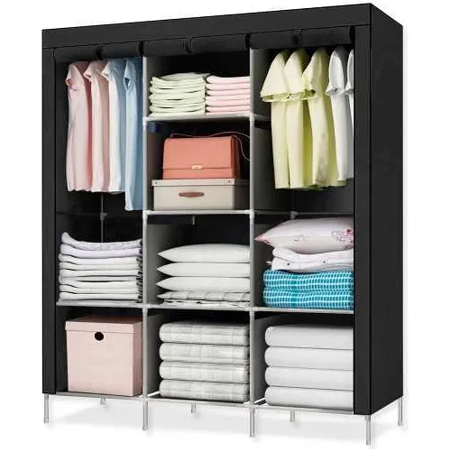 Ropero Desmontable Transportable De Tela 175x45x130 Oferta
