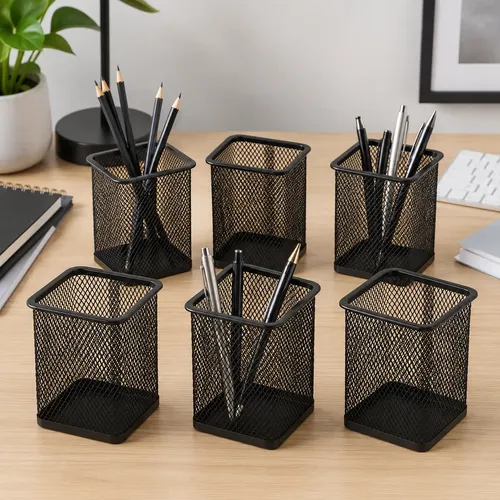 Kit Box Organizador 180 Canetas Touch Marcador Suporte Preto