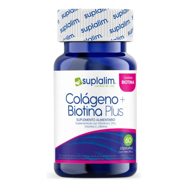 Colágeno + Biotina  Suplemento Para Piel, Cabello Y Uñas