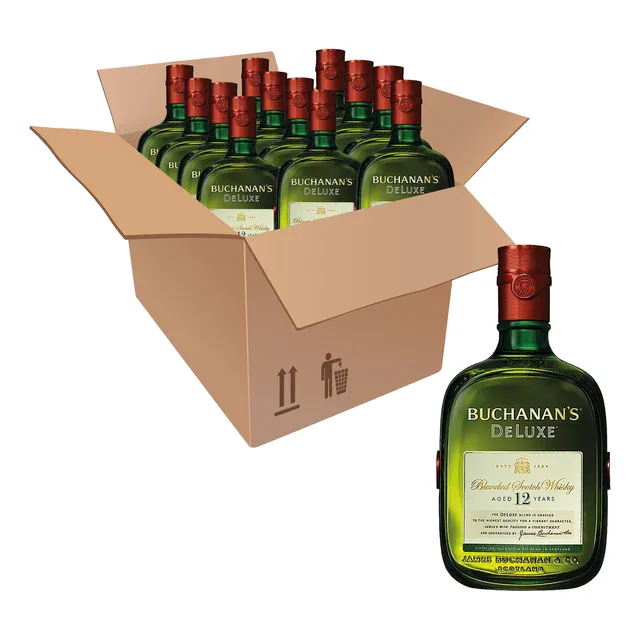 Whisky Buchanan´s Deluxe 12 Años 750ml Caja 12 Unds