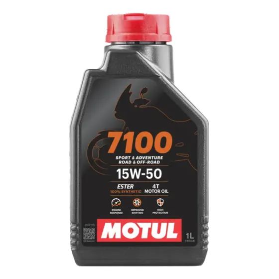 Aceite Sintético 4 Tiempos Motul 7100 15w50 