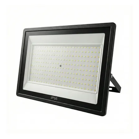 Refletor Led Super Potente 1500w Holofote Bivolt Ip66 6500k 127/220v Preto Branco-frio