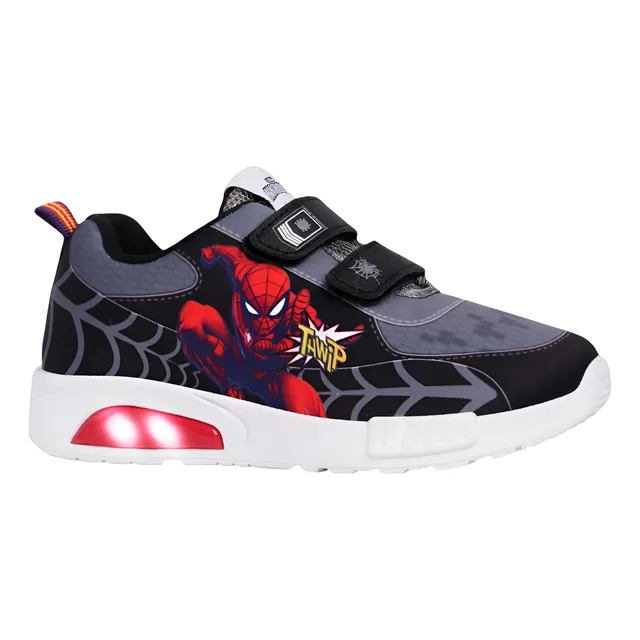 Zapatillas Niño Luz Led Spiderman Licencia Oficial Marvel®
