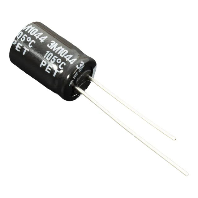6 Unidades De Capacitor Electrolítico De Aluminio 10uf 200v