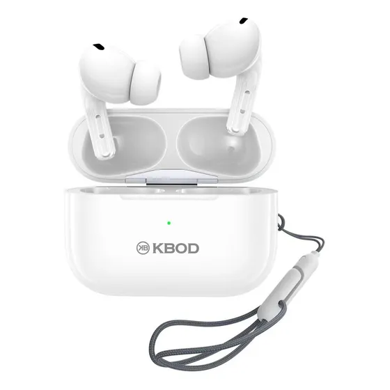 Audífonos Inalámbricos Bluetooth 5.3 Tws Kbod C50 Pro Color Blanco