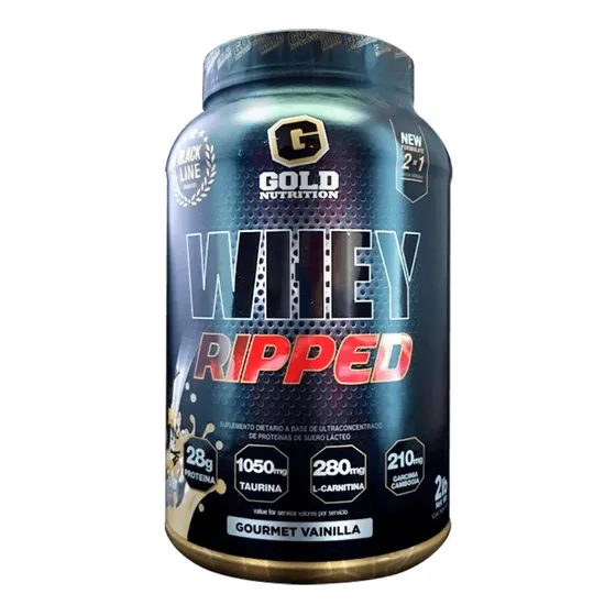 Whey Ripped. Proteína Con Quemador. 2 Lbs. Gold Nutrition. O