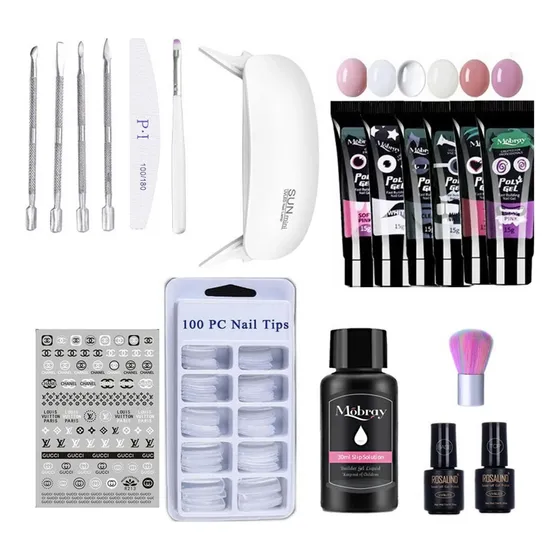 Kit Polygel Uñas Por Organic Nails + Training
