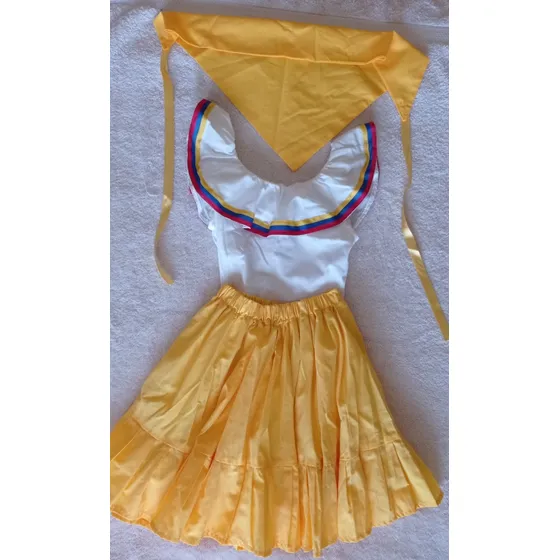 Traje Folklórico Para Niñas Talla 4-6