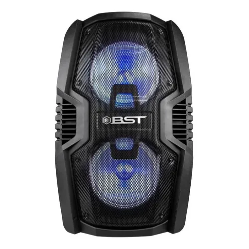Bocina Bafle Bluetooth Bst 2x10 Doublepro 10 Tws Recargable Color Negro