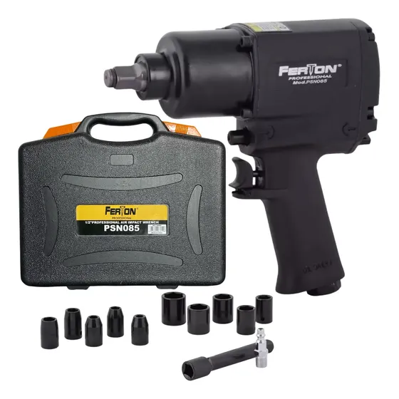 Pistola Llave De Impacto Neumatica 1/2 Pulgada 850 Nm Ferton