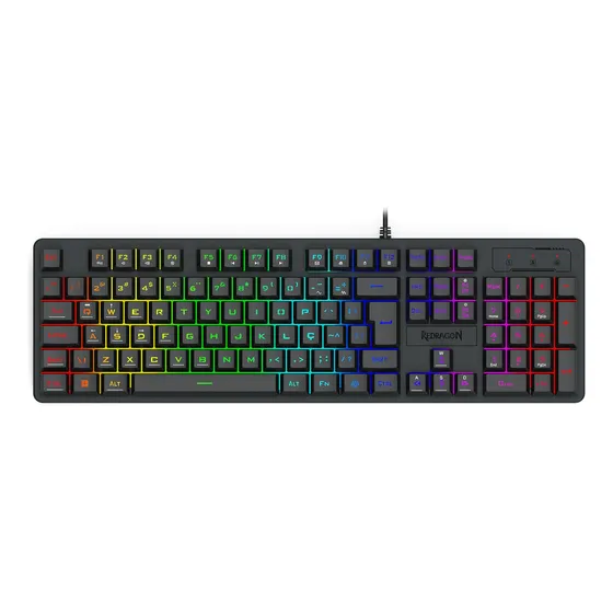 Teclado Gamer Redragon Netherbane Preto K521r Abnt2 Membrana