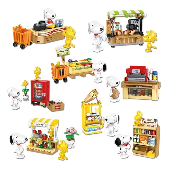 Bloques De Construcción Snoopy Supermercado